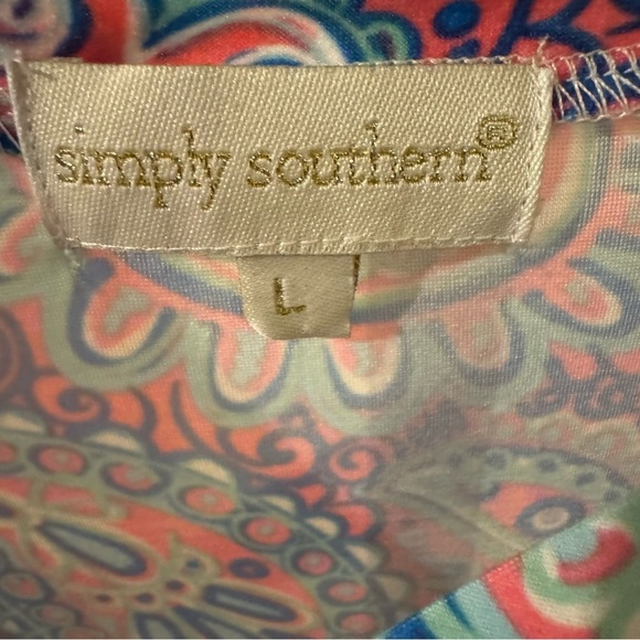Simply Southern Paisley Print Women's Dress - so soft! - Picture 3 of 7